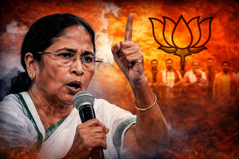 ‘Undeclared President’s Rule’: Mamata Banerjee’s Sharp Attack on BJP Before Bengal Polls