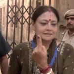 Agnimitra Paul Casts Vote in Asansol South, Displays Inked Finger After Polling