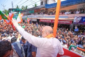 Amit Shah Claims Surge in BJP Support in Kerala, Targets LDF Rule at Kozhikode Roadshow