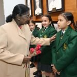 President Droupadi Murmu Interacts with School Students at Mashobra Retreat