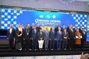 External Affairs Minister S. Jaishankar highlights resilience, regional cooperation, and Global South unity at the 9th Indian Ocean Conference in Mauritius alongside PM Navinchandra Ramgoolam.