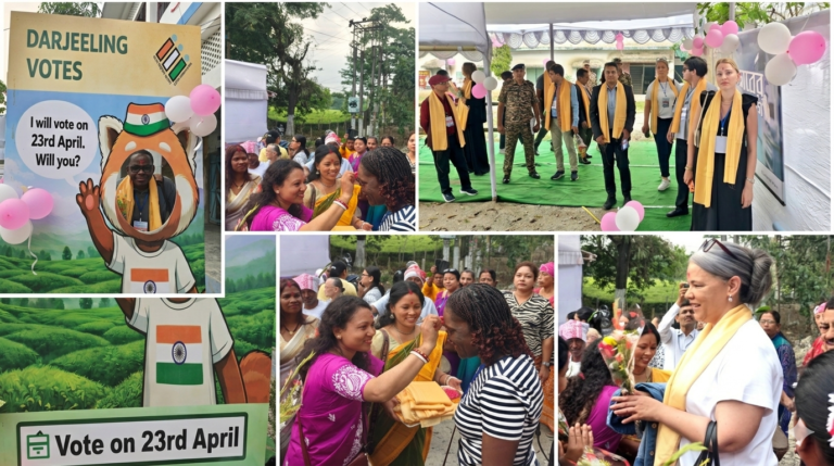 International Delegates Observe Polling Process in Siliguri Under IEVP 2026, Praise West Bengal Election Management