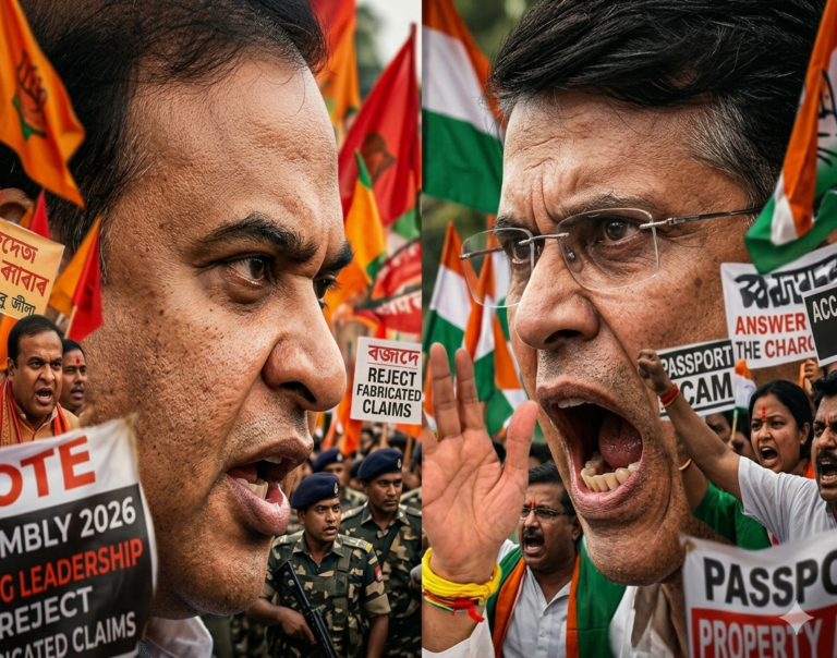 Assam CM Vows “Strongest Action” After Pawan Khera’s Asset Allegations Spark Pre-Poll Firestorm