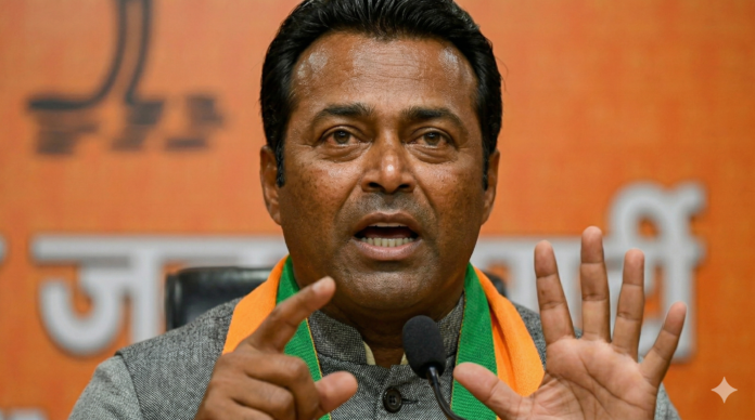 Leander Paes' Press Conference as BJP Member