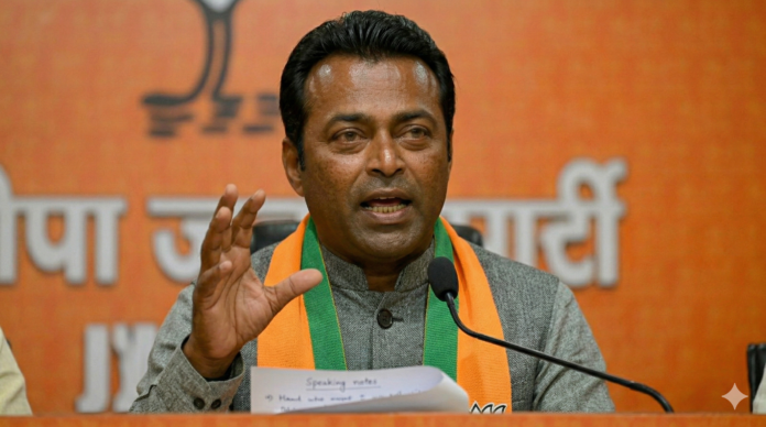 Leander Paes' Press Conference as BJP Member