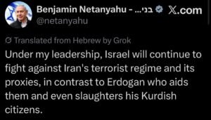 Benjamin Netanyahu Slams Recep Tayyip Erdoğan Over Iran, Kurds in Fiery Statement