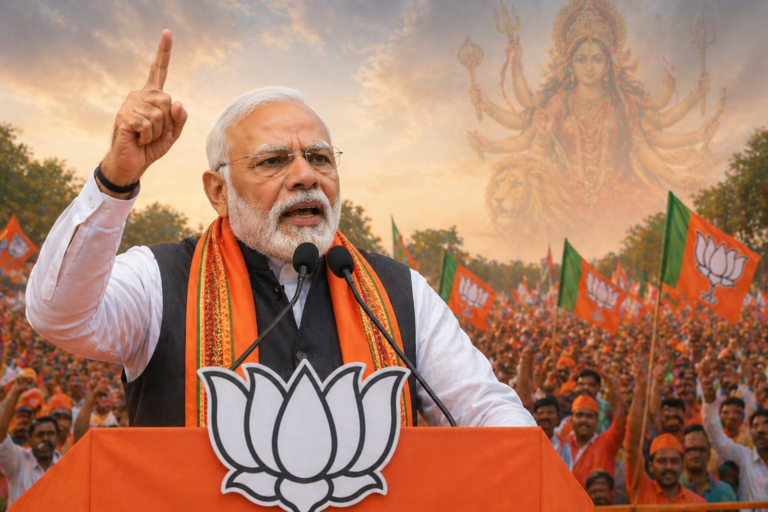 PM Modi Targets TMC in Bengal Rally, Vows “Reconstruction of Bengal” with ‘Vande Mataram’ Vision