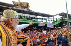 PM Modi Receives Grand Welcome During Roadshow in Gangtok, Sikkim