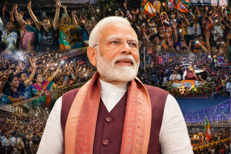 PM Modi’s Howrah to Kolkata Roadshow Signals ‘Wave for Change’ in West Bengal, Targets TMC