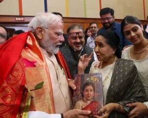 "Her Voice Touched Countless Hearts": PM Modi Mourns the Death of Musical Legend Asha Bhosle