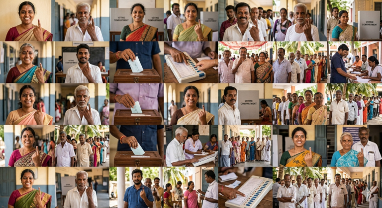 Puducherry Assembly Elections 2026 LIVE: 72.4% Voter Turnout Recorded till 3 PM; Result Date May 4