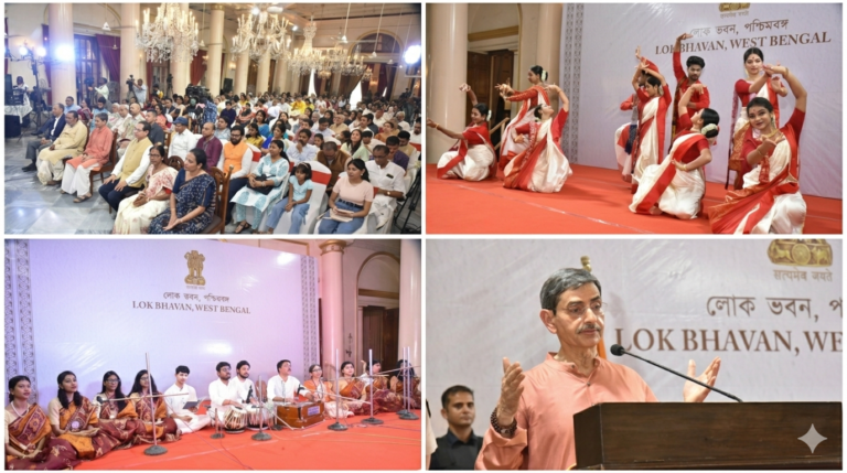 Governor Ravi Highlights Bengal’s Legacy and Calls for Revival on Poila Boishakh at Lok Bhavan Celebration