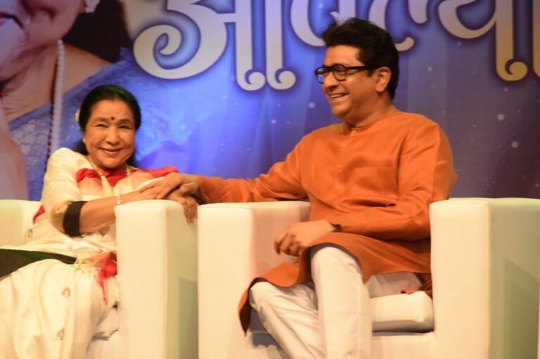 Raj Thackeray Pays Emotional Tribute to Asha Bhosle, Compares Her to Leonardo da Vinci