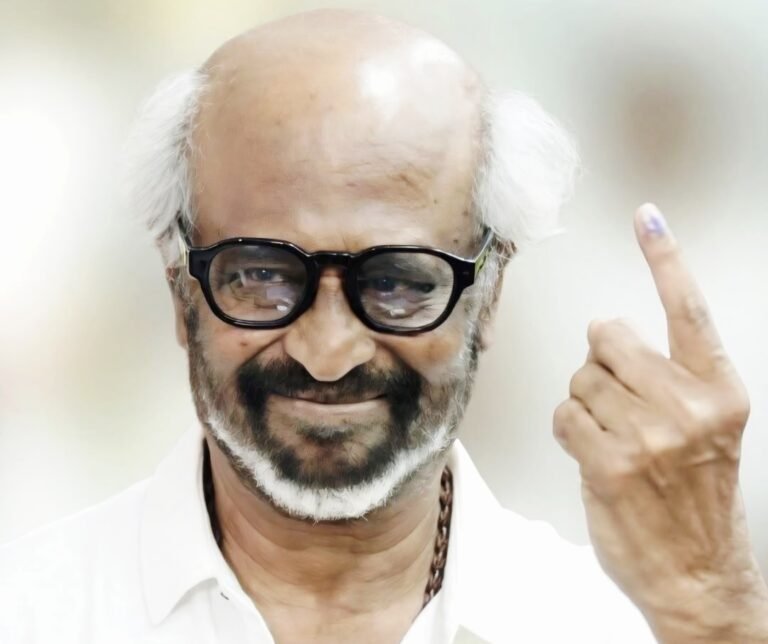 Rajinikanth Casts Vote Early in Chennai, Urges Citizens to Strengthen Democracy with Every Vote