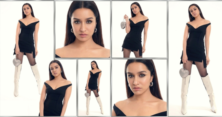 Slaying in Noir: The Timeless Allure of Shraddha Kapoor