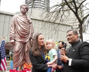 Swami Vivekananda Statue Unveiled in Seattle, Marking Landmark India-US Cultural Ties