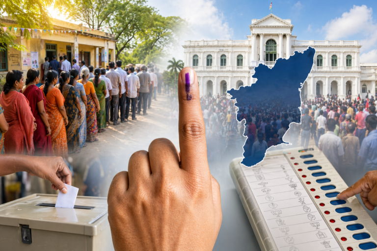 Tamil Nadu Assembly Elections Begin Amid Tight Security; Heavy Voter Turnout, Major Leaders Cast Early Votes