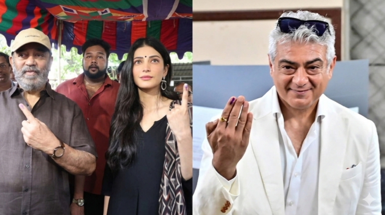 Tamil Nadu Election Day: Kamal Haasan, Shruti Haasan, and Ajith Kumar Lead by Example with Early Voting