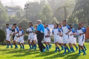 Narendra Modi Enjoys Football Session with Youngsters in Gangtok, Highlights Youth Engagement Through Sports