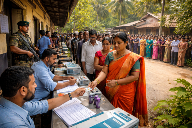 Kerala Records 75.01% Voter Turnout Till 5 PM; Steady Participation Across State