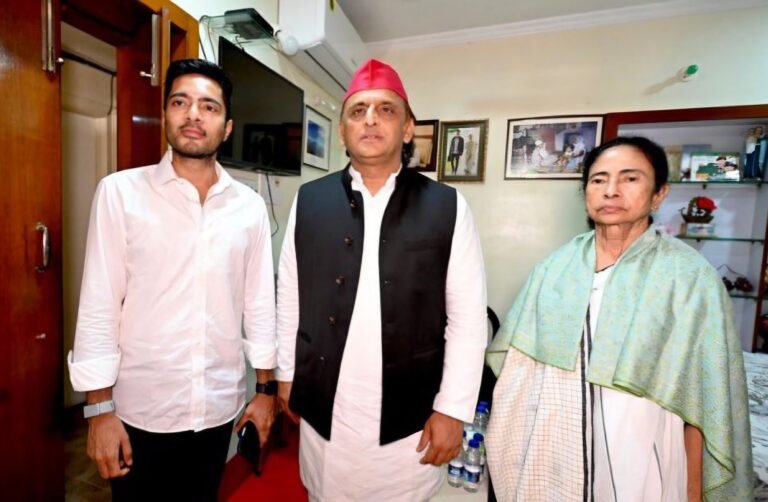 Akhilesh Yadav Targets BJP After Meeting Mamata Banerjee, Demands Release of Poll CCTV Footage