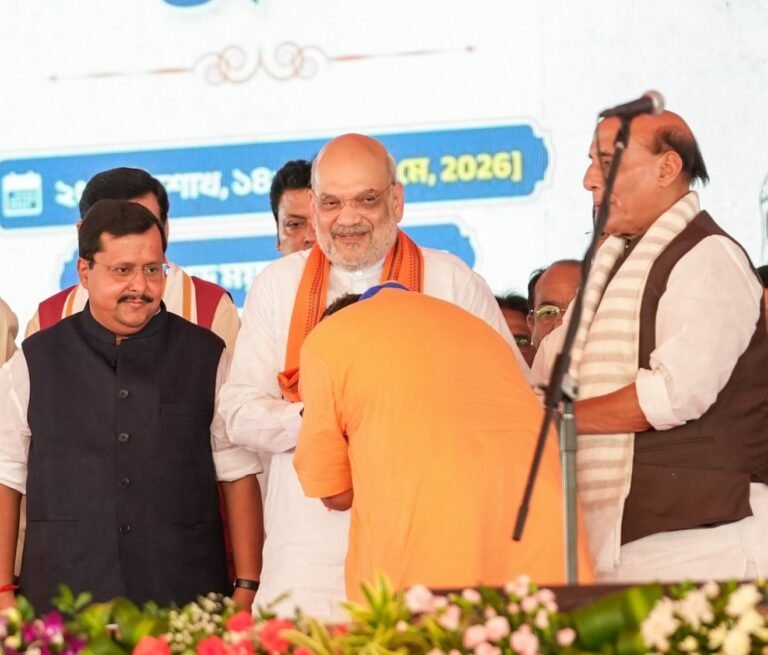 Amit Shah Hails ‘Historic Day’ as Suvendu Adhikari Takes Oath as First BJP Chief Minister of West Bengal