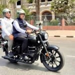 Devendra Fadnavis Rides Bike to Vidhan Bhavan, Backs PM Modi’s Fuel Conservation Appeal