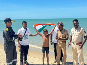 Ishank Singh Creates History: 7-Year-Old Crosses 29-km Palk Strait in Record Feat