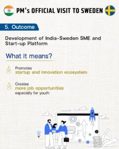 PM Narendra Modi’s Sweden Visit Elevates India–Sweden Ties to Strategic Partnership, Focus on AI, Trade and Space Cooperation