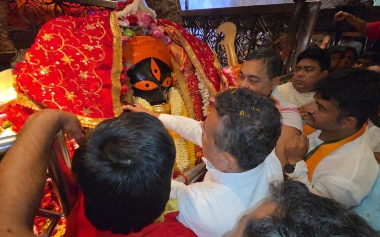 Suvendu Adhikari Visits Kalighat Kali Temple After Taking Oath as West Bengal Chief Minister
