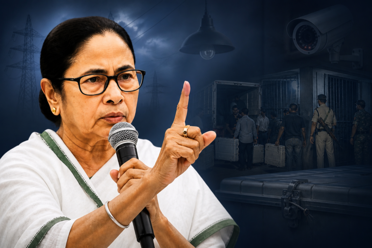 Mamata Banerjee Alleges Deliberate Load-Shedding Near Strong Rooms, Urges Vigilance Across West Bengal