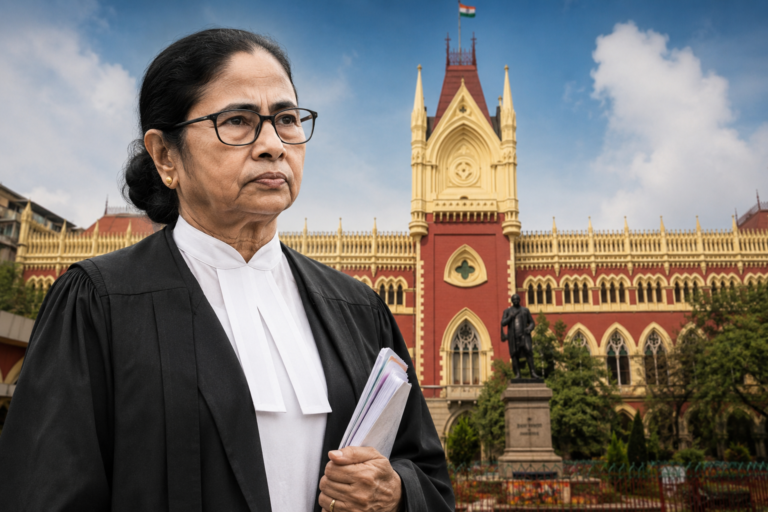 Mamata Banerjee Appears at Calcutta High Court in Lawyer’s Robes Over Post-Poll Violence PIL