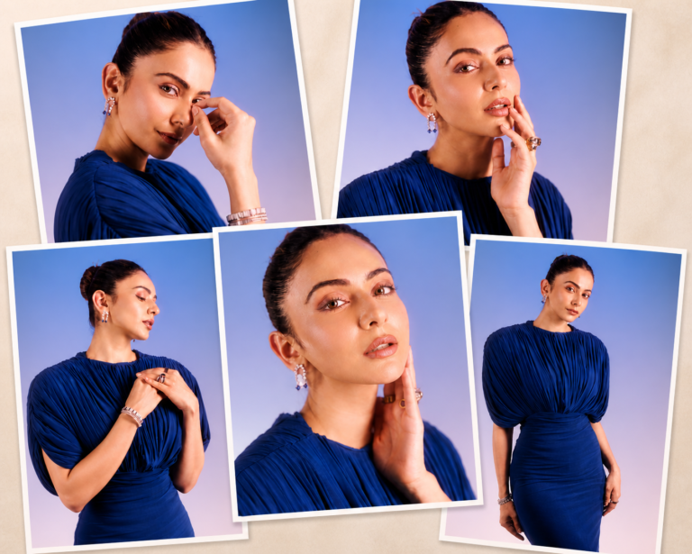 Rakul Preet Redefines Modern Glamour in a Stunning Blue Ensemble