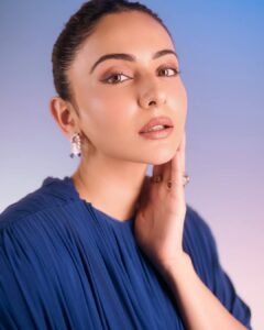 Rakul Preet Redefines Modern Glamour in a Stunning Blue Ensemble