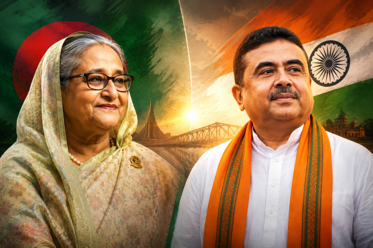 Sheikh Hasina Congratulates Suvendu Adhikari on BJP’s Historic Victory in West Bengal