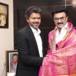 MK Stalin Congratulates Tamil Nadu CM Vijay After Courtesy Meeting