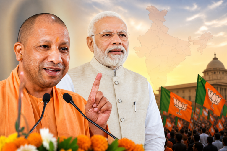 Yogi Adityanath Credits BJP-NDA’s Historic Wins to PM Narendra Modi’s Welfare Policies, Calls It Mandate for ‘New India’